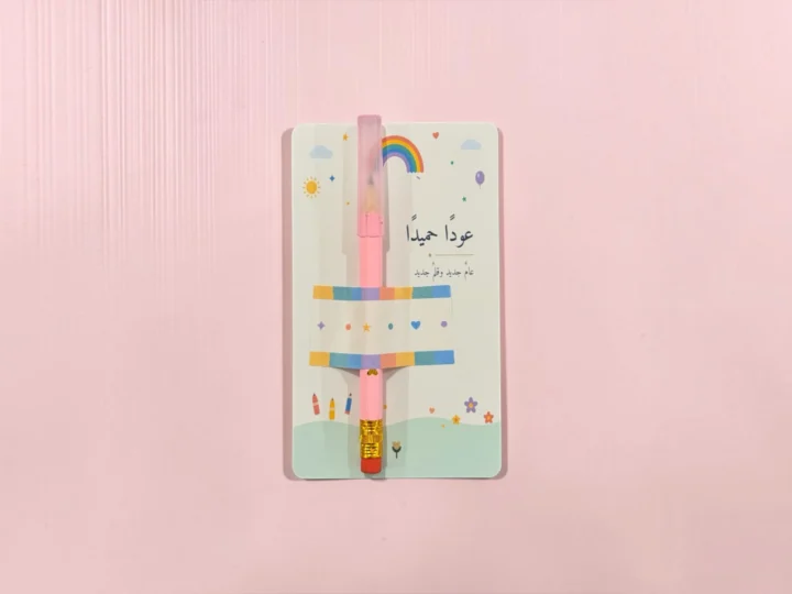Card Favor with Pencil