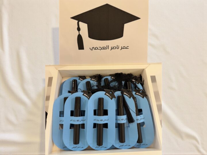 توزيعة عطر التخرج والتفوق بشكل قبعة تخرج 10 طلبية كمية توزيعات عطر تخرج جاهزة للتوزيع للمدارس في الكويت