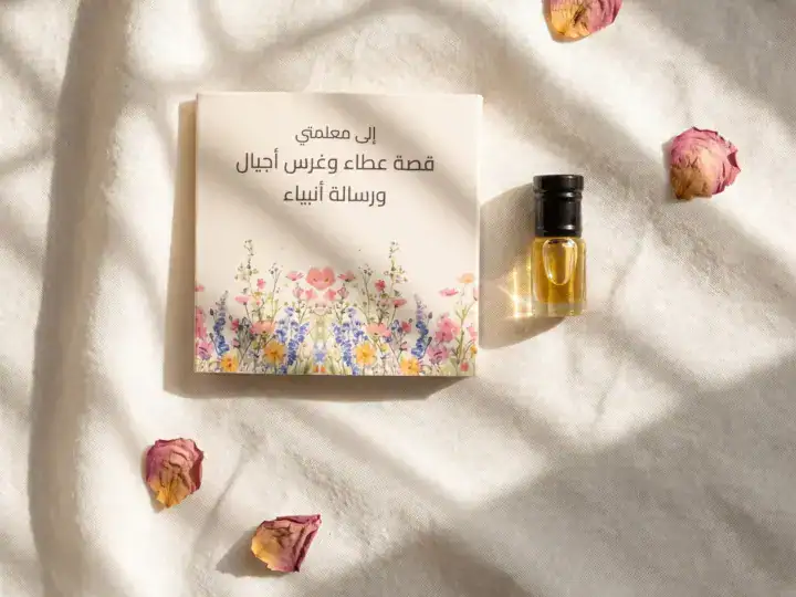 توزيعة بوكس العطر والرسالة مع كيس مخمل — تصميم الورود 5 توزيعة بوكس العطر والرسالة مع كيس مخمل — تصميم الورود