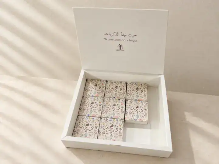 ⁦توزيعة مواليد بنات بوكس درج ورود ملونة⁩ - الصورة ⁦4⁩